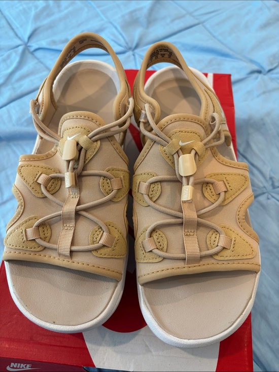 Nike Shoes - Nike Air Max Koko Beige/Tan Sport Slide Sandals with Adjustable Bungee